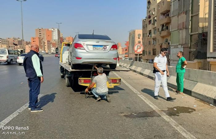 حادث
      تصادم
      سيارتين
      أعلى
      دائري
      العمرانية|
      صور . الفجر سبورت