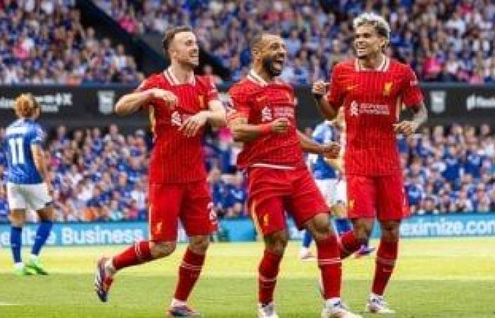 محمد صلاح يسجل ويصنع فى فوز ليفربول على إيبسويتش تاون بالدوري الإنجليزي - المساء الاخباري