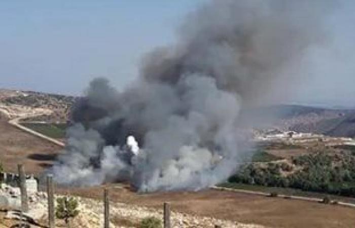 لبنان: حريق جراء انفجار صاروخ اعتراضي وسقوطه في بلدة علما الشعب - المساء الاخباري