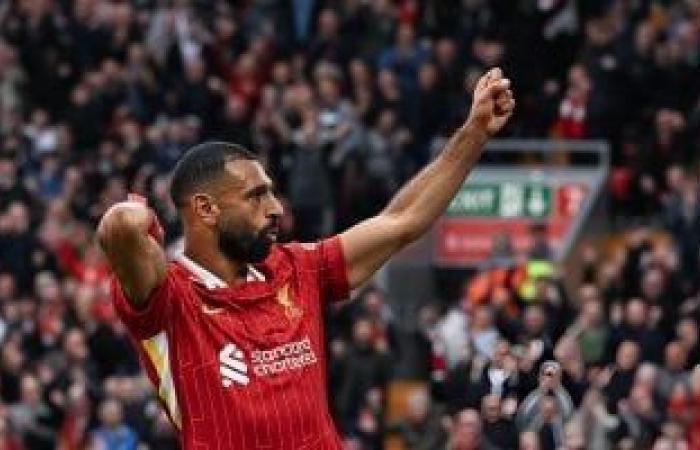 هدف محمد صلاح فى مانشستر يونايتد الأفضل فى ليفربول بشهر أغسطس - المساء الاخباري