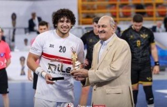 يوسف عزو أفضل لاعب فى مباراة الزمالك أمام كاليفورنيا فى كأس العالم لأندية اليد - المساء الاخباري