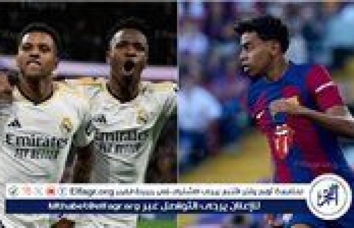 "ثبتها
      الآن"
      بالترددات..
      قنوات
      مفتوحة
      تنقل
      مباراة
      ريال
      مدريد
      ضد
      برشلونة
      في
      الدوري
      الإسباني