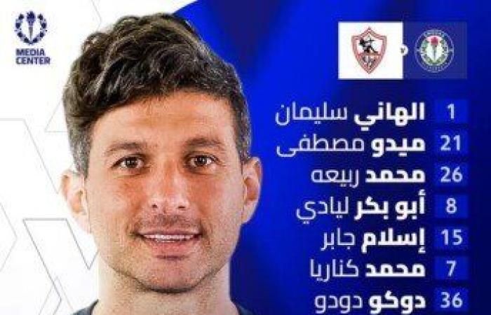 حسام
      حسن
      يقود
      تشكيل
      سموحة
      ضد
      الزمالك
      في
      الدوري
      الممتاز
      اليوم - بوابة المساء الاخباري