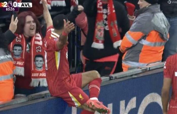 محمد
      صلاح
      يسجل
      ويصنع|ليفربول
      يُعزّز
      صدارته
      للدوري
      الإنجليزي
      بالفوز
      على
      أستون
      فيلا .. بوابة المساء الاخباري