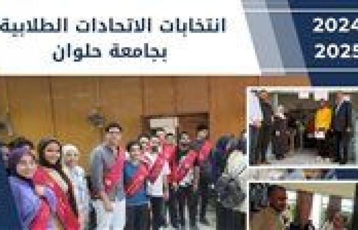 جامعة
      حلوان
      تعلن
      عن
      أعداد
      المرشحين
      لانتخابات
      الاتحادات
      الطلابية
      للعام
      الجامعي
      2024/2025