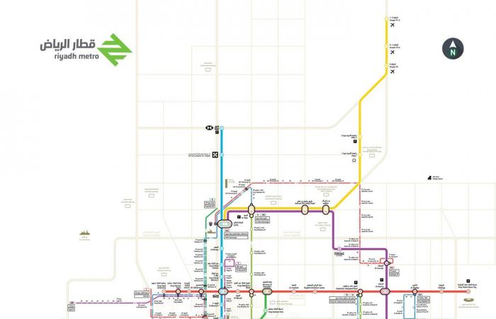 بعد انطلاقه رسميًا.. تعرف على خريطة مسارات قطار الرياض| صور .. بوابة المساء الاخباري