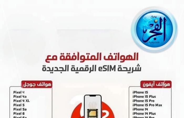 التقنية
      الحديثة..
      تعرف
      على
      الأجهزة
      المتوافقة
      مع
      شريحة
      eSIM
      الرقمية
      في
      2024