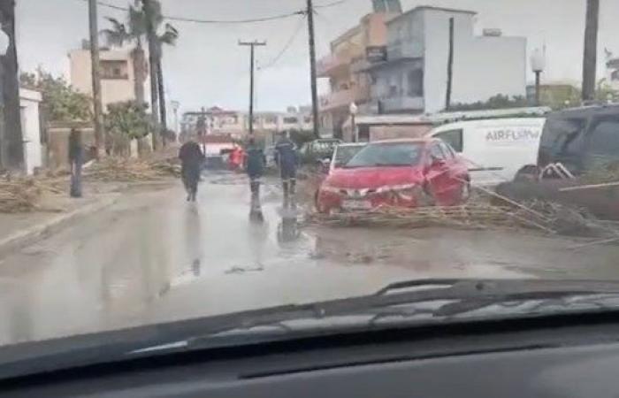 العاصفة المميتة بورا تضرب جزيرة رودس اليونانية| فيديو .. بوابة المساء الاخباري