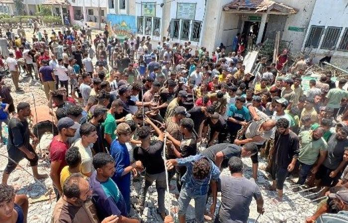 مجـ.زرة إسرائيلية جديدة في مدرسة تأوي النازحين بقطاع غزة ..شاهد .. بوابة المساء الاخباري