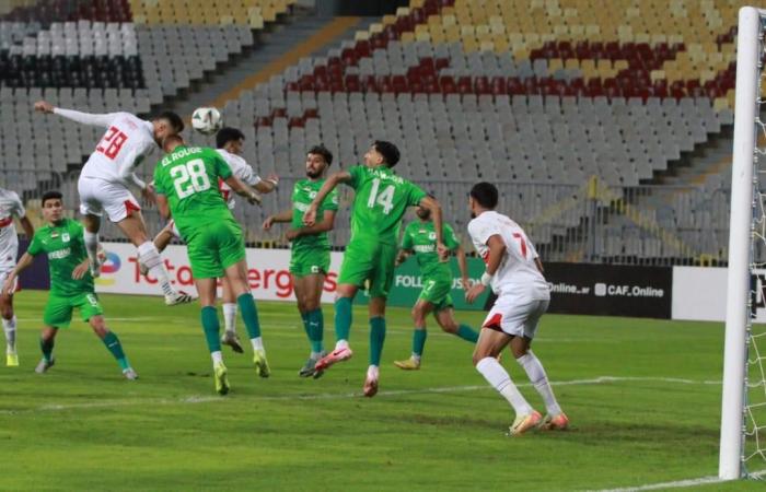 التعادل السلبي يحسم الشوط الأول لمواجهة الزمالك والمصري بالكونفدرالية .. بوابة المساء الاخباري