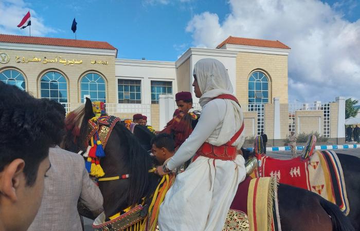 بالخيول والطبول.. مطروح تحتفل بعيدها القومي ..شاهد .. بوابة المساء الاخباري