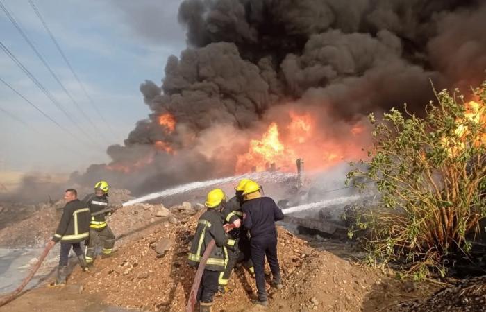 ارتفاع عدد المصابين في حريق مصنع الفوم بالعاشر من رمضان لـ16 حالة .. بوابة المساء الاخباري