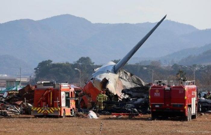 سلطات الإطفاء في كوريا الجنوبية: 96 قتيلاً  في حادث تحطم الطائرة .. بوابة المساء الاخباري