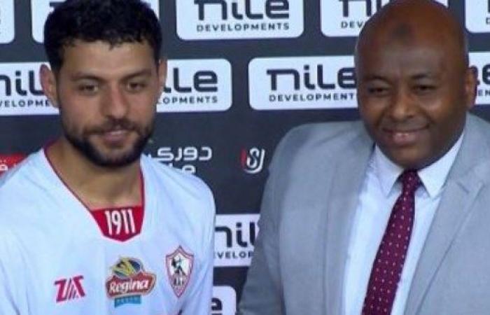 مصطفى شلبي رجل مباراة الزمالك والاتحاد السكندري في الدوري .. بوابة المساء الاخباري