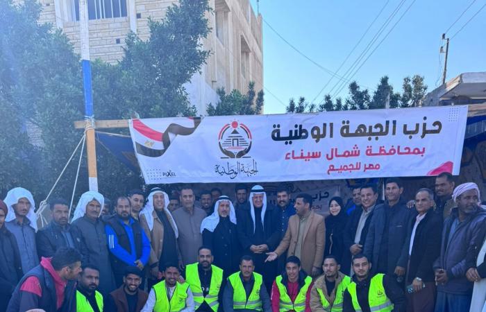 زحام شديد بالشيخ زويد لتحرير توكيلات حزب الجبهة الوطنية .. بوابة المساء الاخباري