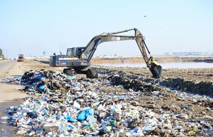 رئيس مدينة بورفؤاد يوجه بتكثيف الجهود وتطهير مصرف الملاحات .. بوابة المساء الاخباري