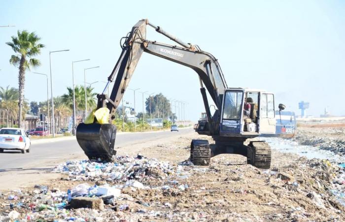 رئيس مدينة بورفؤاد يوجه بتكثيف الجهود وتطهير مصرف الملاحات .. بوابة المساء الاخباري