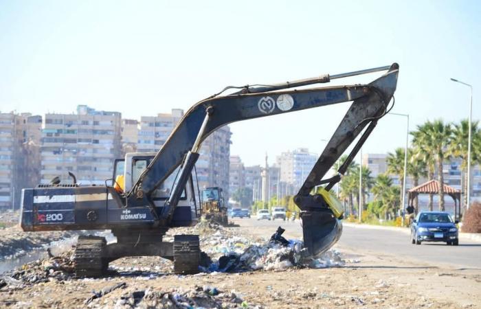 رئيس مدينة بورفؤاد يوجه بتكثيف الجهود وتطهير مصرف الملاحات .. بوابة المساء الاخباري