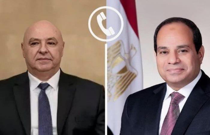 الرئيس
      السيسي
      يهنئ
      جوزيف
      عون
      على
      توليه
      منصب
      رئيس
      لبنان - بوابة المساء الاخباري