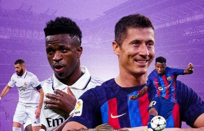 ريال
      مدريد
      وبرشلونة
      في
      كلاسيكو
      مثير
      بنهائي
      كأس
      السوبر
      الإسباني
      غدًا - بوابة المساء الاخباري