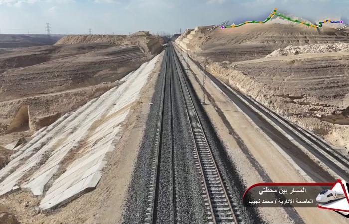 أحدث تصوير جوي لمشروع الخط الأول من شبكة القطار الكهربائي السريع |شاهد .. بوابة المساء الاخباري