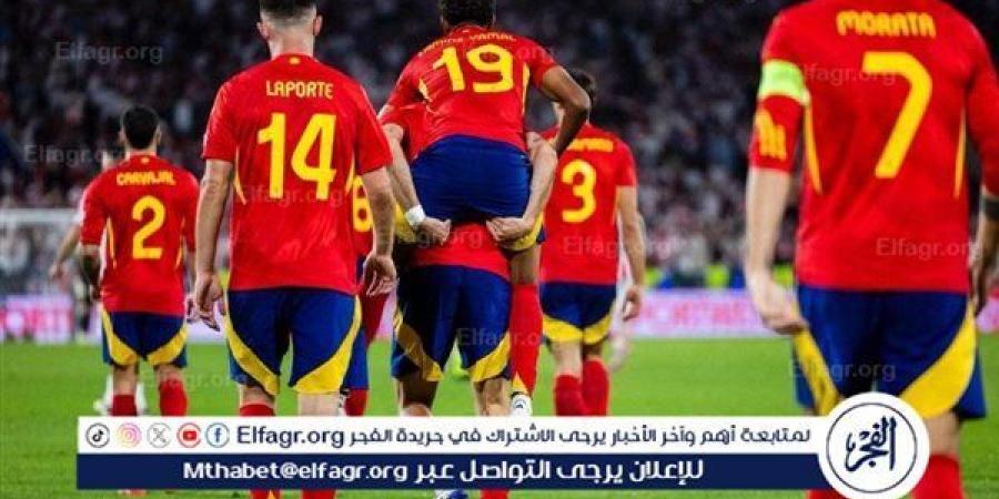 الفجر سبورت .. موعد
      مباراة
      إسبانيا
      وألمانيا
      في
      ربع
      نهائي
      يورو
      2024
      والقنوات
      الناقلة
